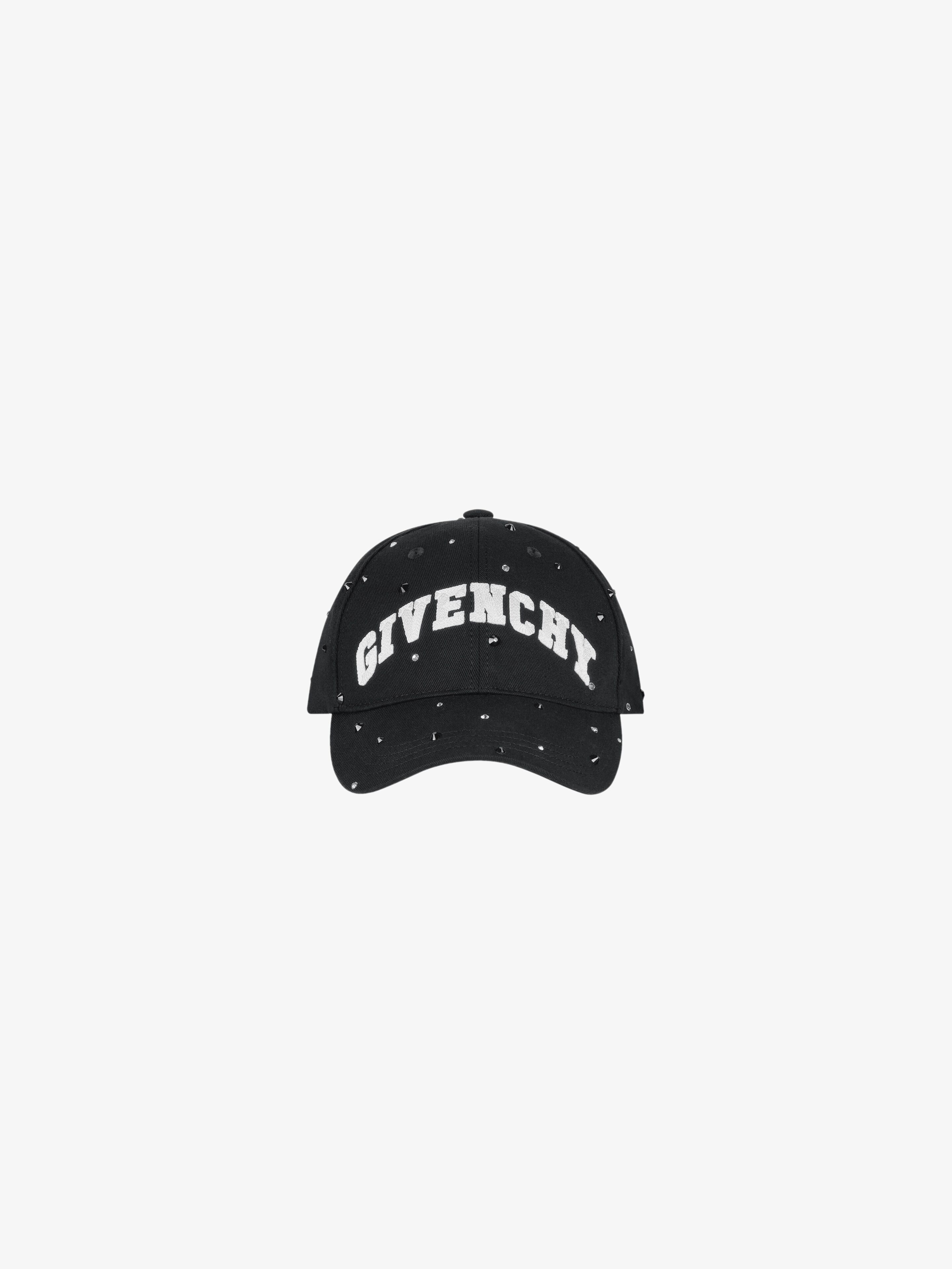 GIVENCHY EMBROIDERED CAP WITH STUDS - 1