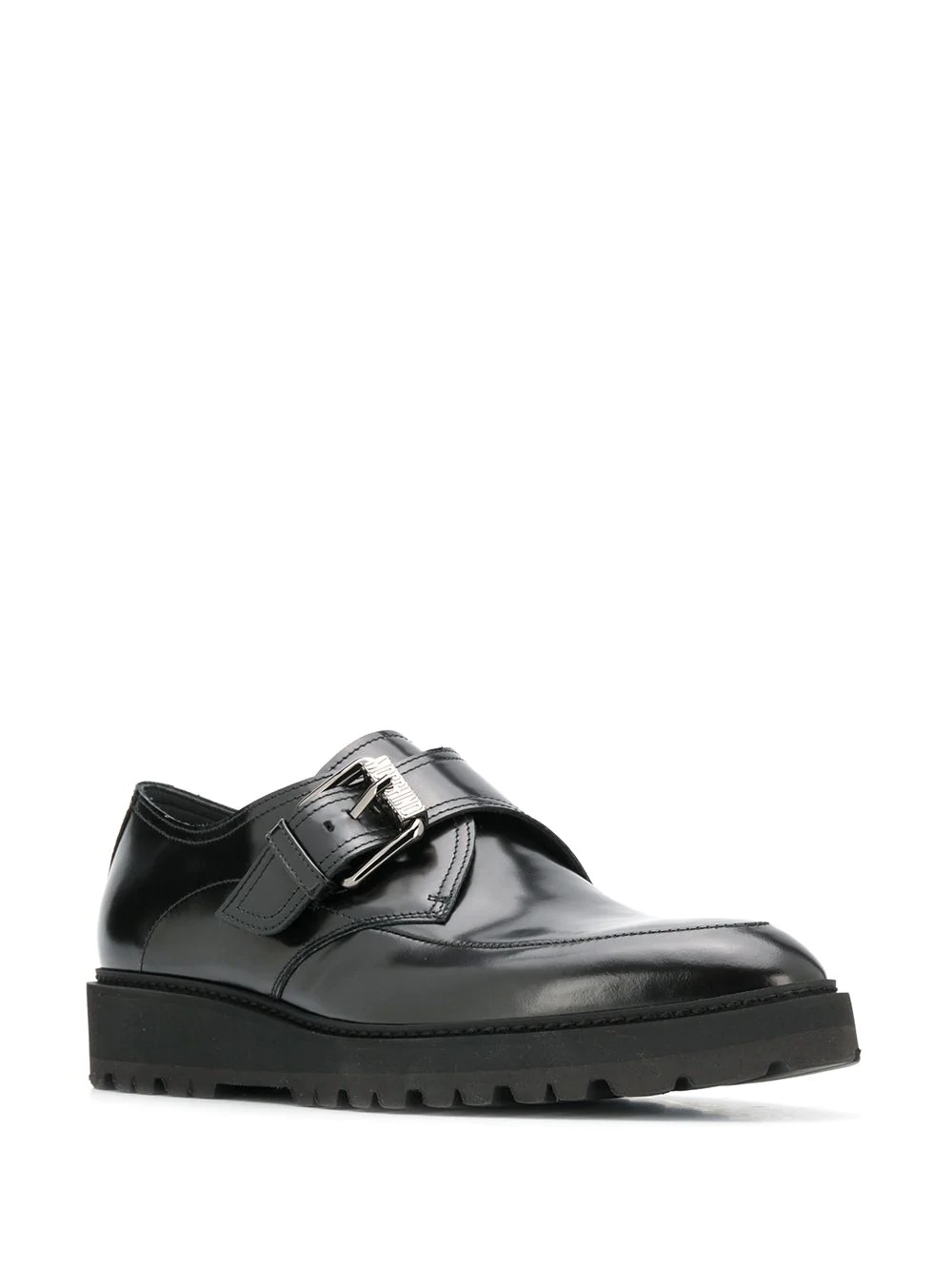 monk strap calfskin shoes  - 2