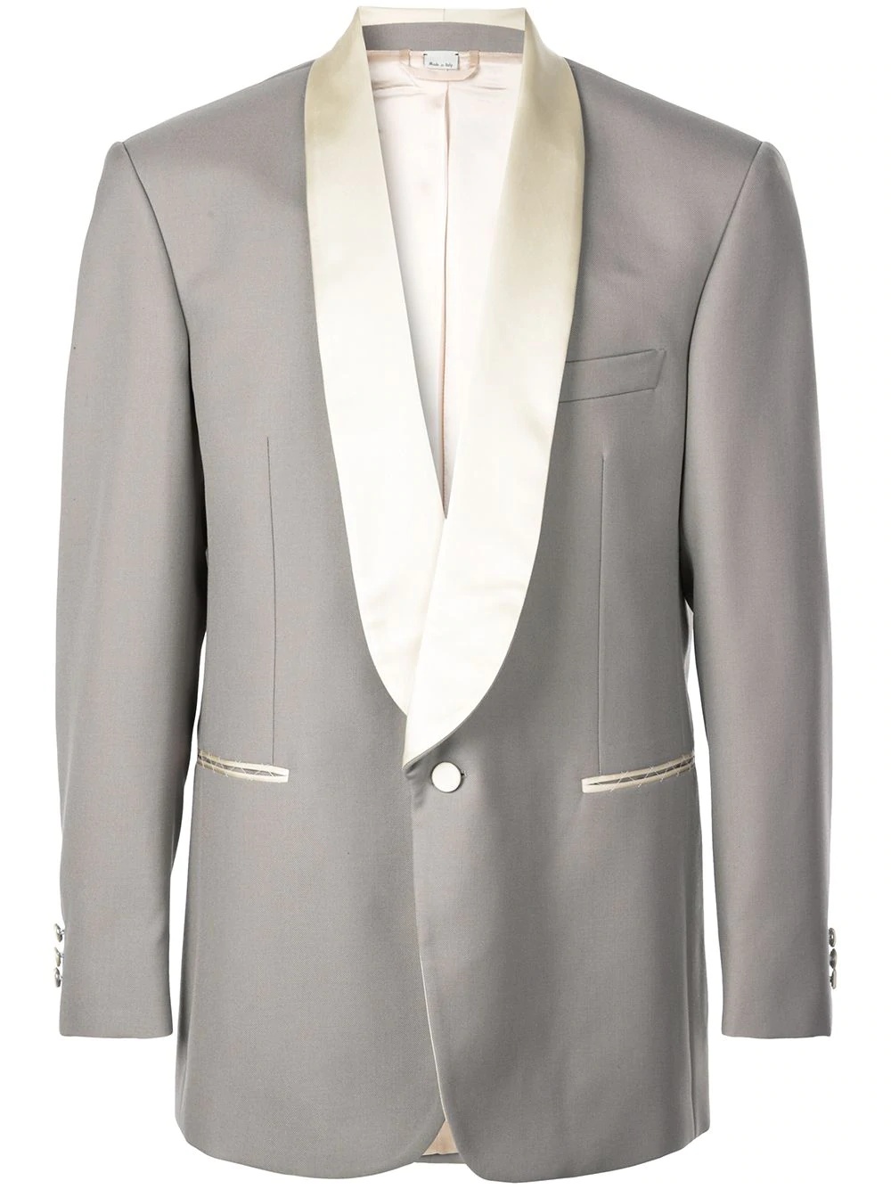 satin lapel tuxedo jacket - 1