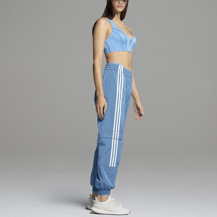 adidas originals Ivp Nyl Pn 4all Athleisure Casual Sports Stripe Bundle Feet Long Pants Couple Style - 7