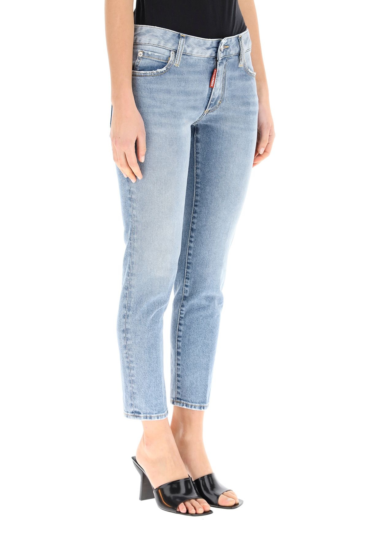 MEDIUM WAIST CROPPED TWIGGY JEANS - 3