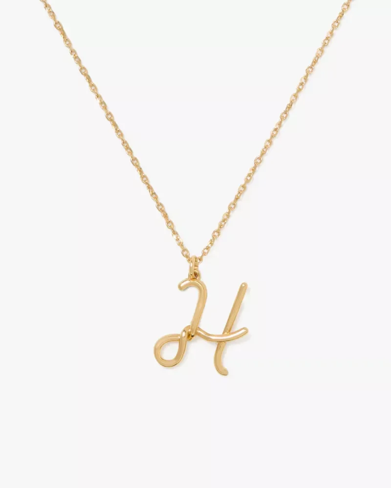 Initial Script H Pendant - 1