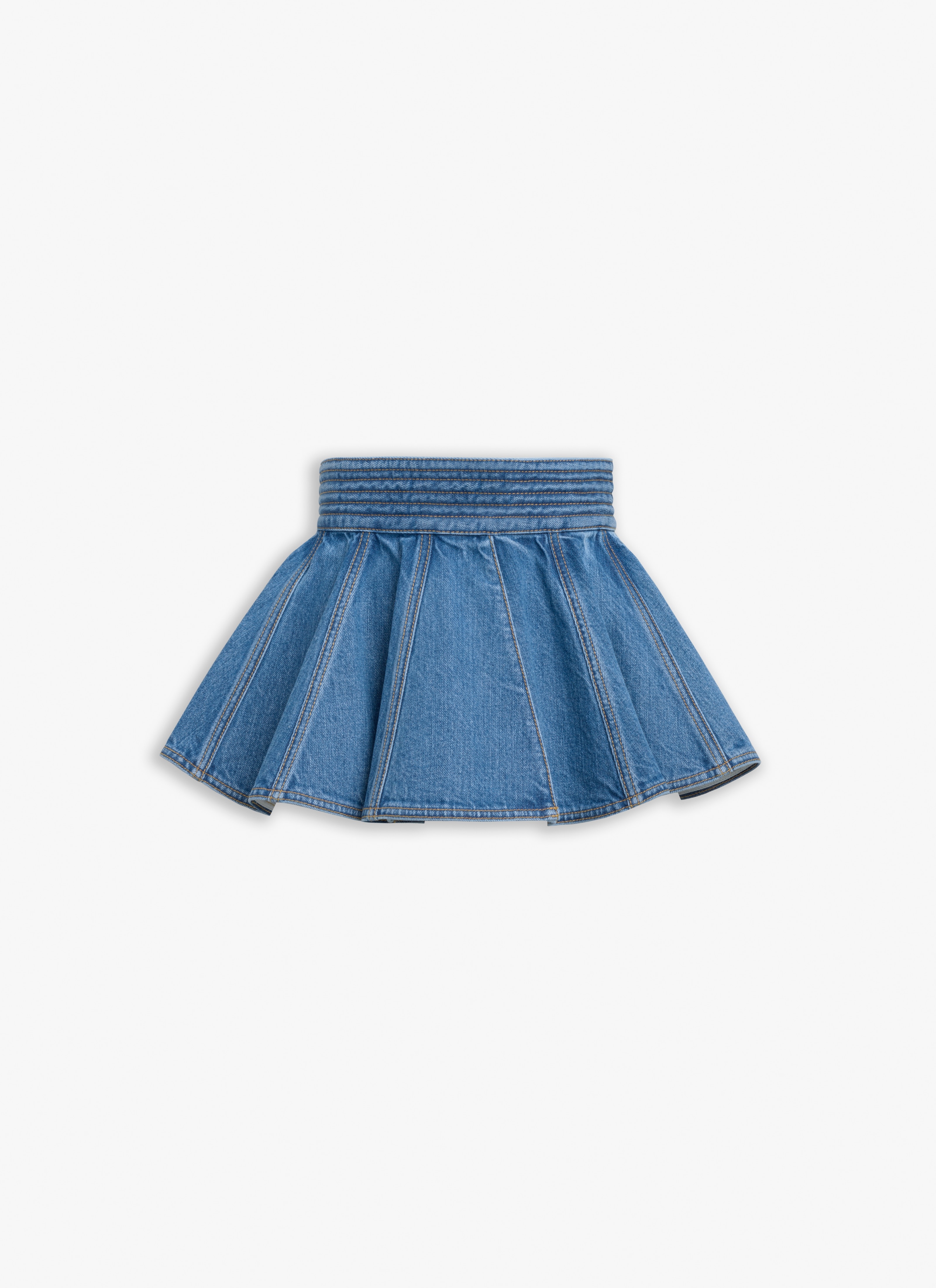 STONE DENIM SKIRT BELT - 1