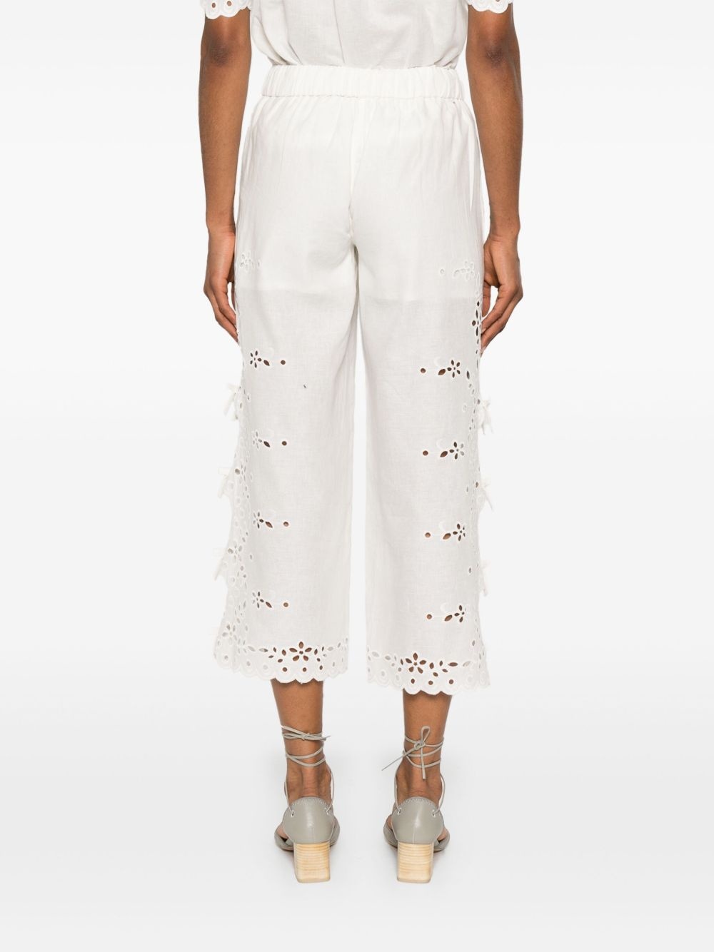 embroidered trousers - 4