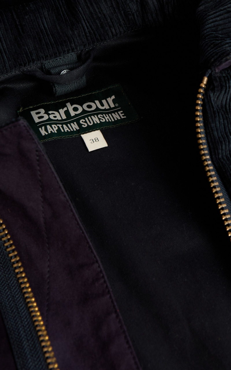X KAPTAIN SUNSHINE BEDALE FIELD COAT DARK INDIGO - 8