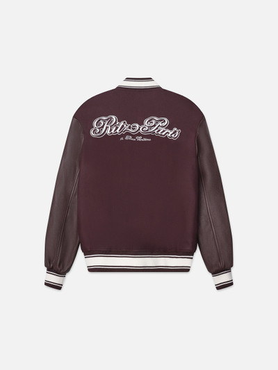 FRAME Ritz Unisex Varsity Jacket in Bordeaux outlook