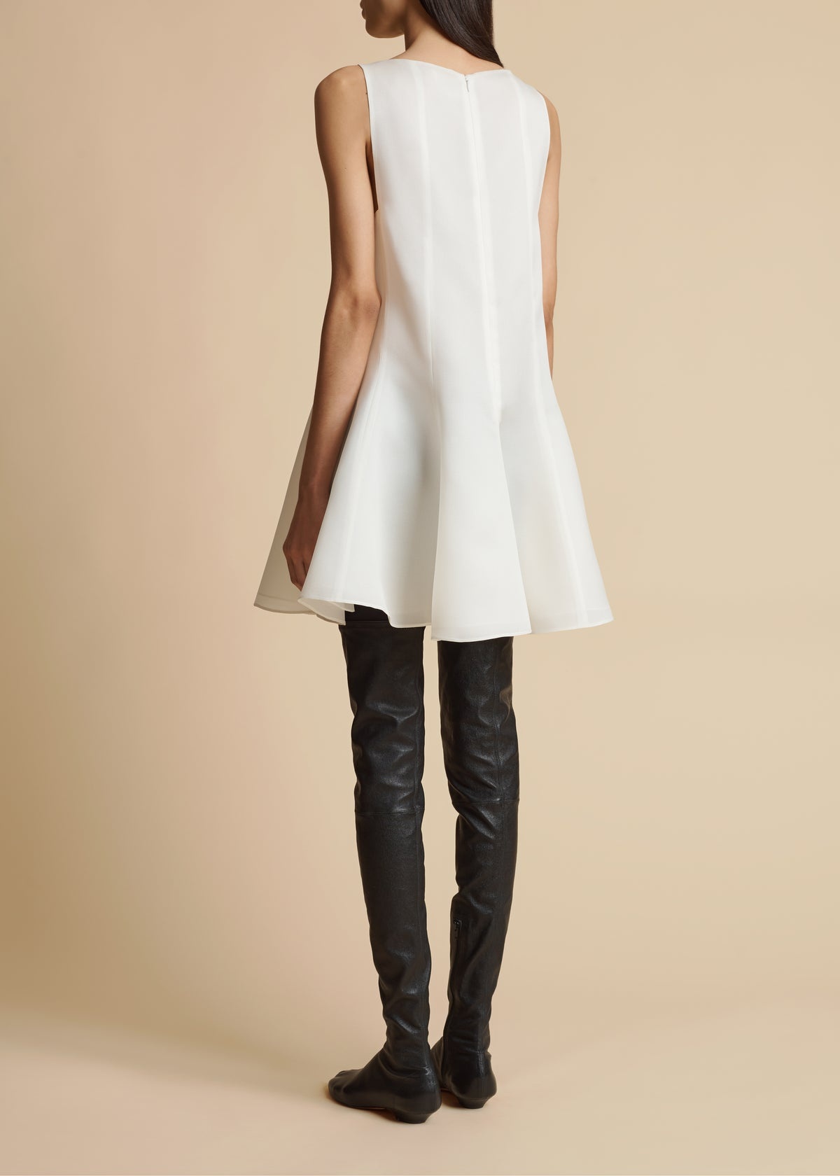 Mags silk-gazar mini dress - 7