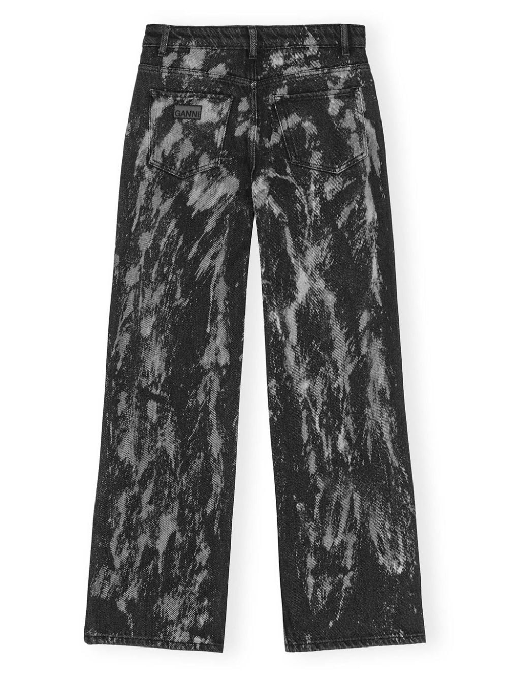 painterly-print palazzo trousers - 6