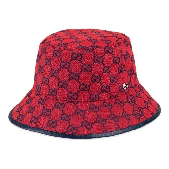 Gucci GG Monogram Multicolor Reversible Bucket Hat 'Red Blue' 656573-3HAD0-6468 - 1