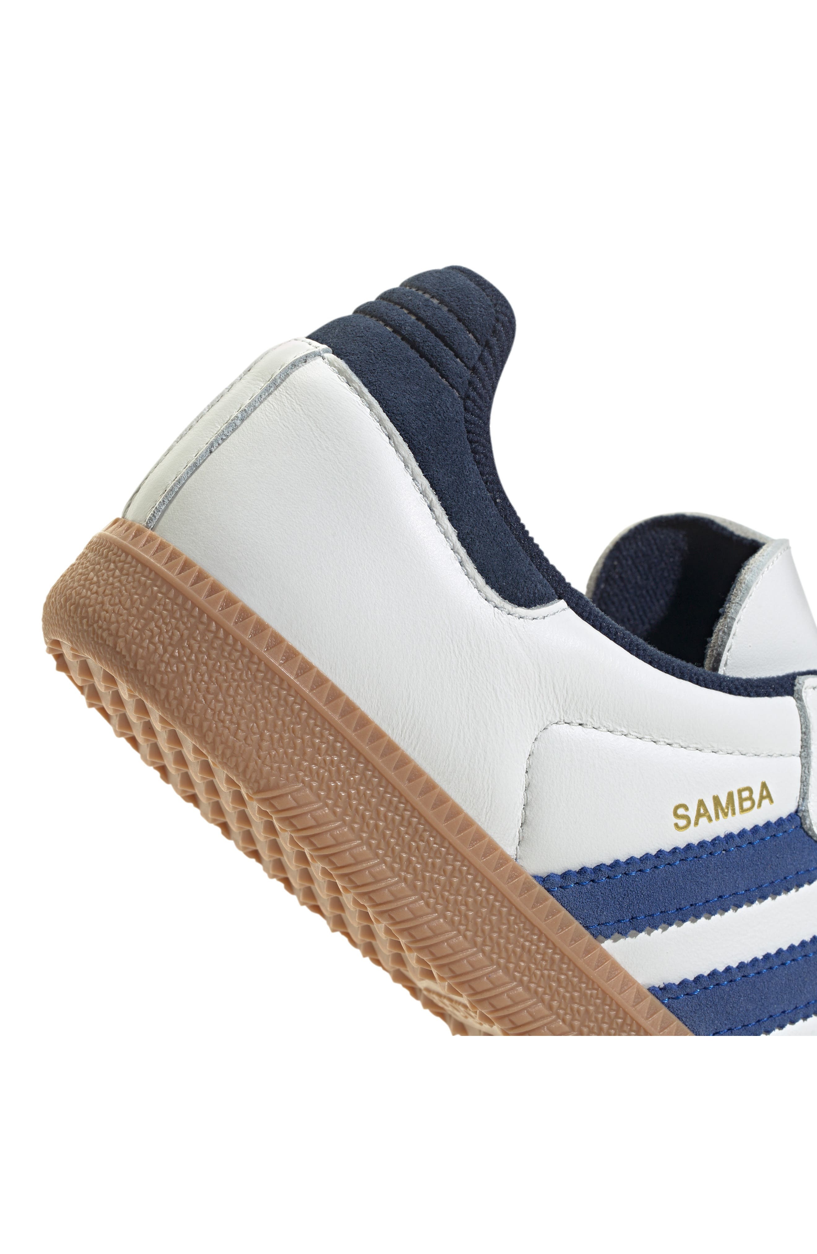 adidas Samba OG Sneaker in White/Royal Blue/Indigo at Nordstrom - 8