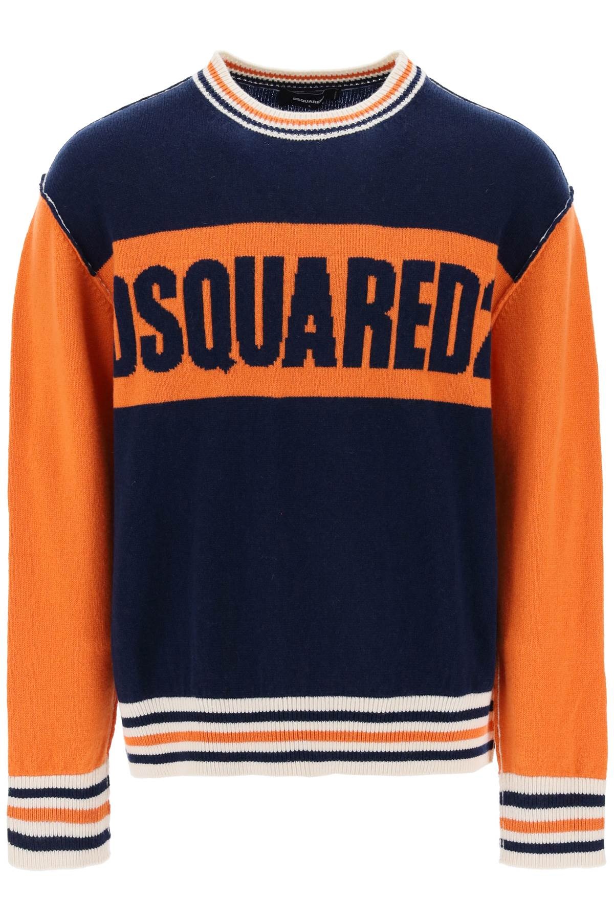 COLLEGE SWEATER IN JACQUARD WOOL - 6