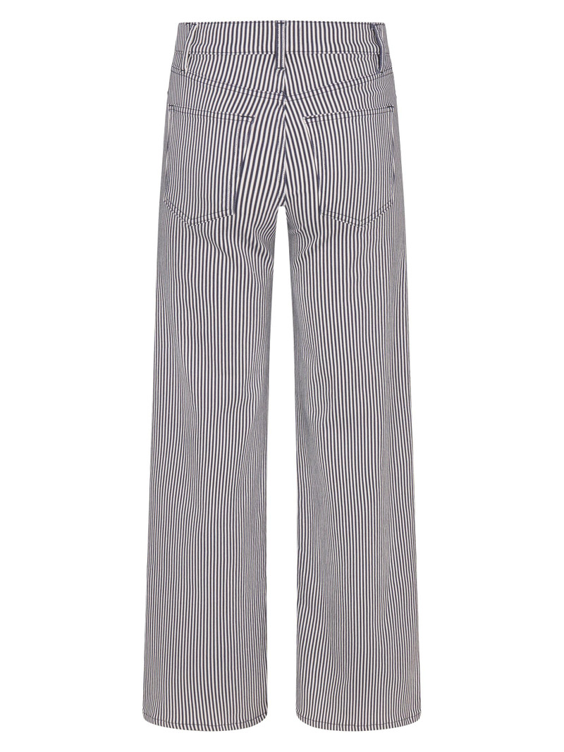 Women's Le Slim Palazzo Striped Jeans - Navy Stripe 3