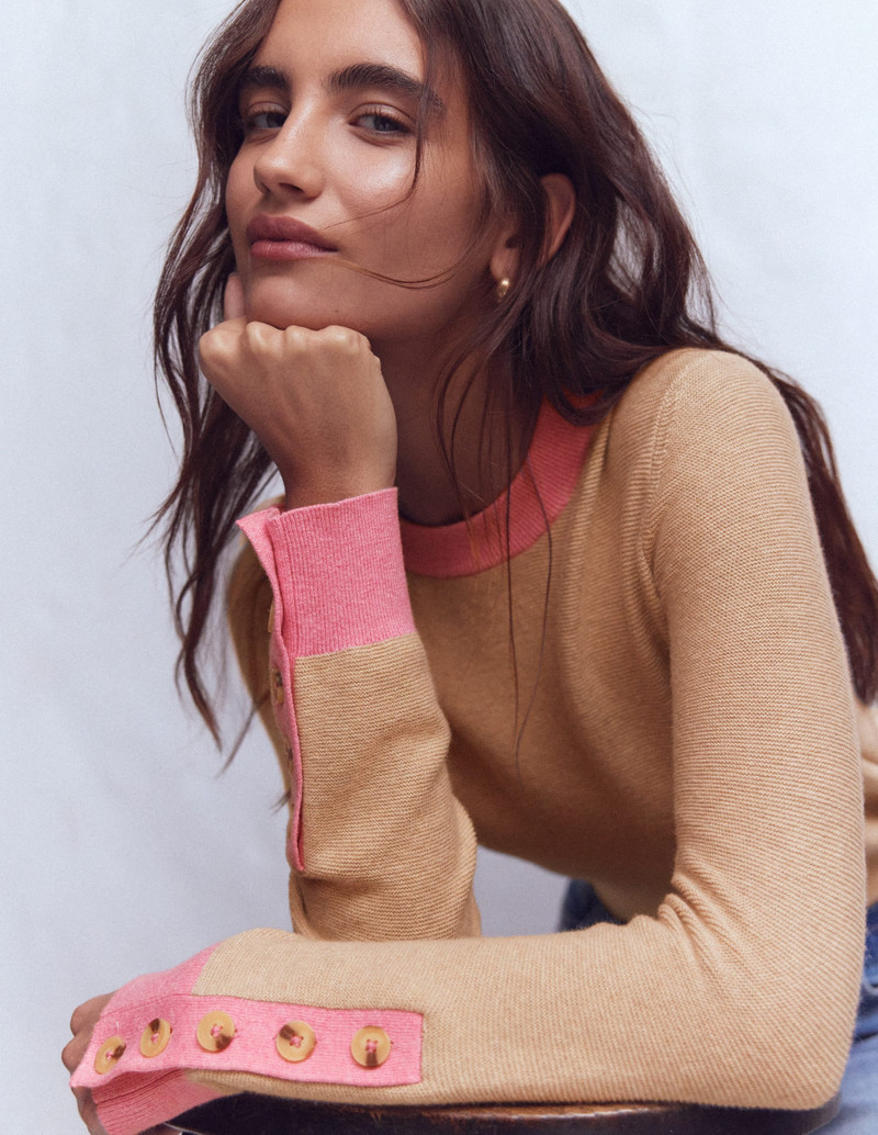 Grace Colour Block Sweater-Vellum 3