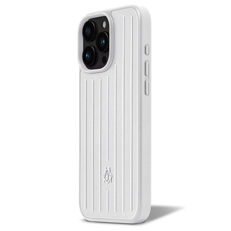 RIMOWA Tech Accessories - Aluminum Silver Case for iPhone 16 Pro Max outlook