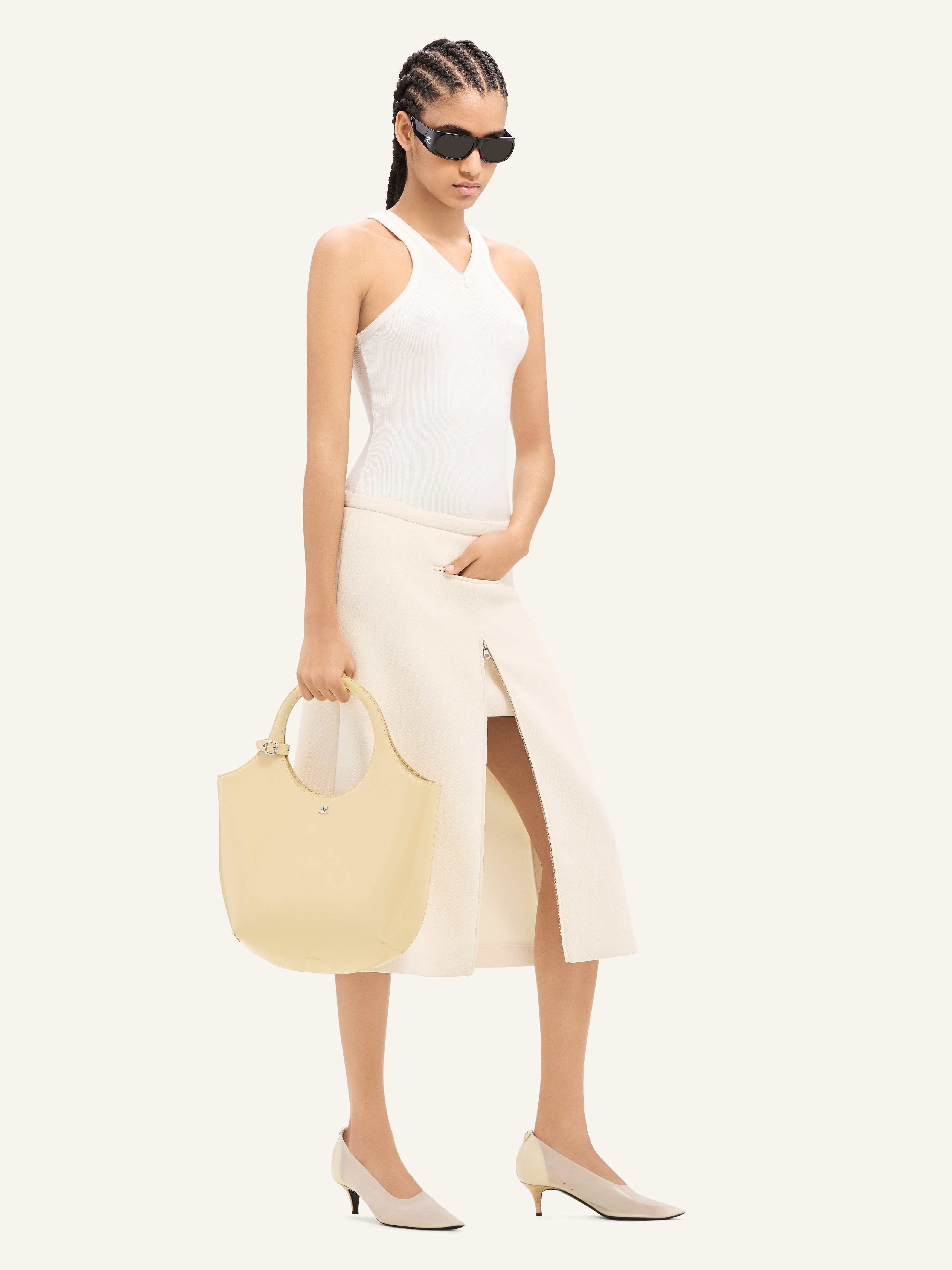 MEDIUM HOLY ICED LEATHER BAG - 5