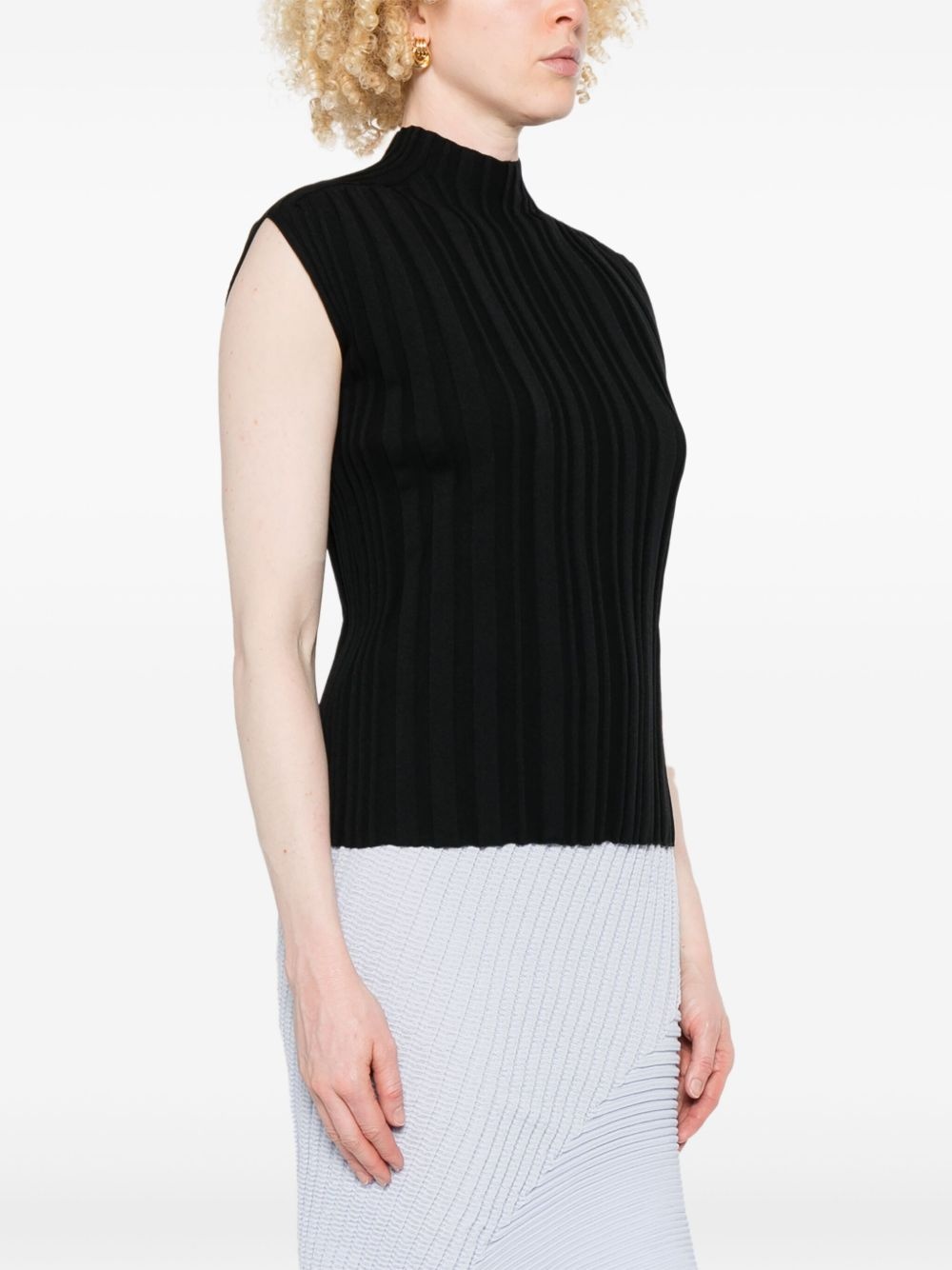 pleated T-shirt - 3