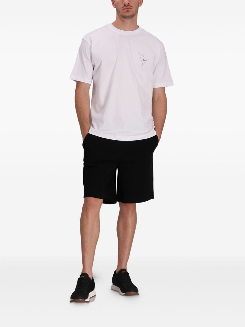 BOSS drawstring cotton shorts outlook