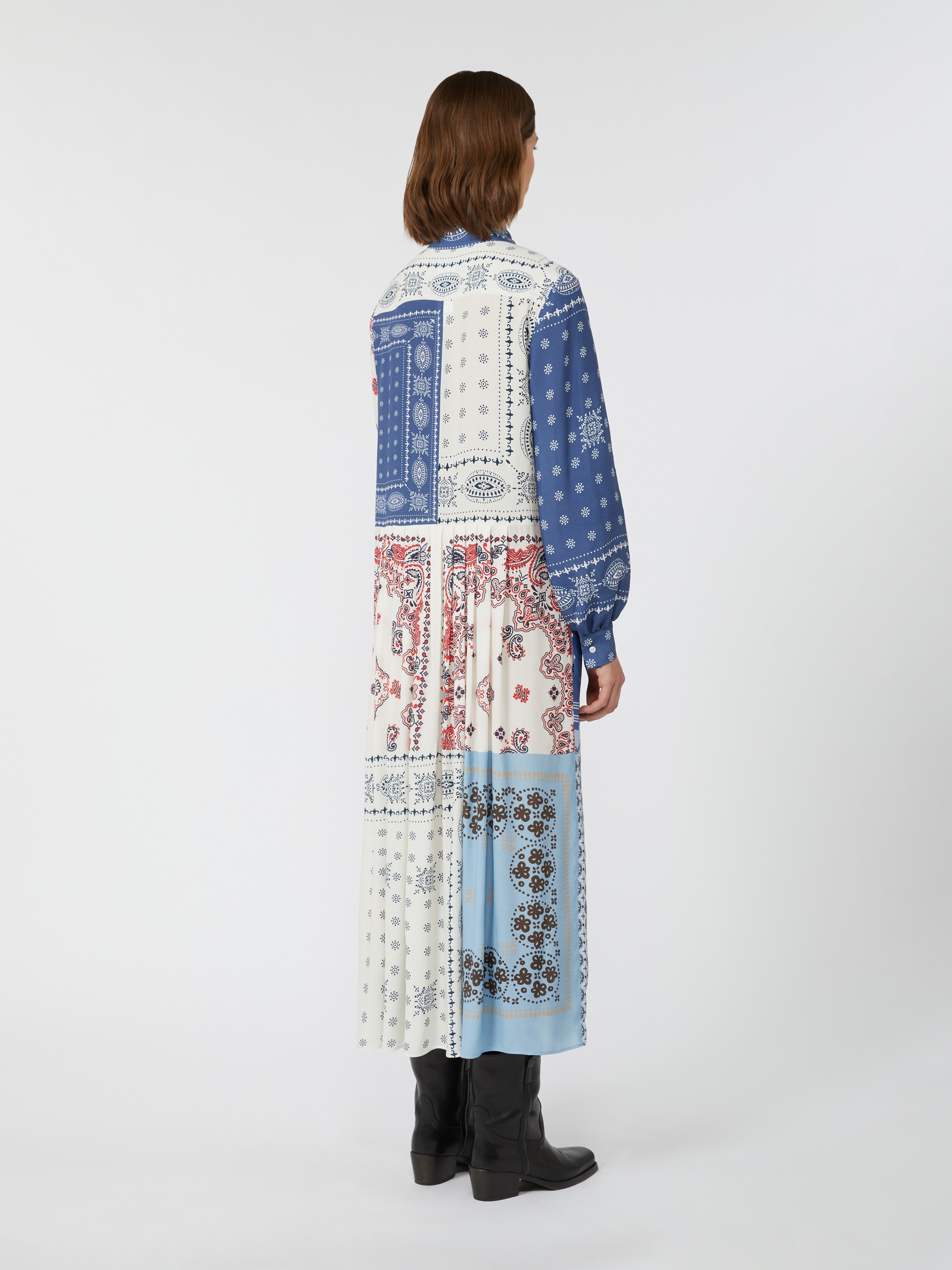 ZUAI Printed viscose shirt dress - 4