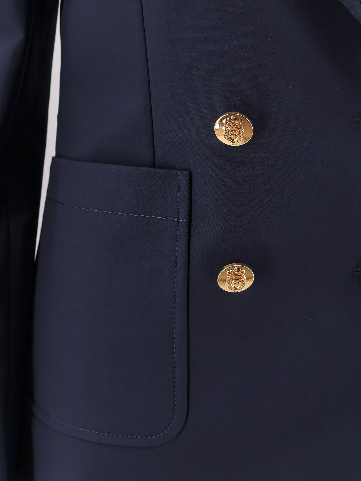 Cotton Blazer With Iconic Gucci Crest Buttons - 4