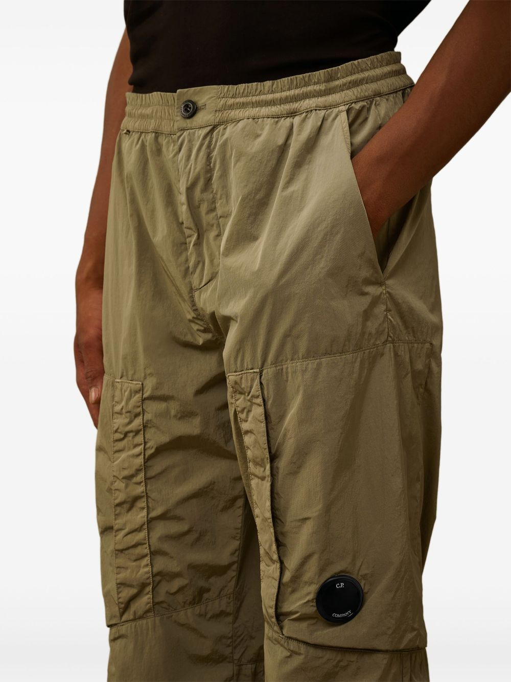 Lens-detail cargo trousers - 4