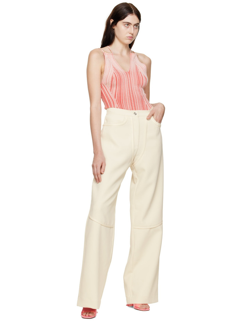 Paris Georgia SSENSE Exclusive Off-White Rodeo Trousers outlook