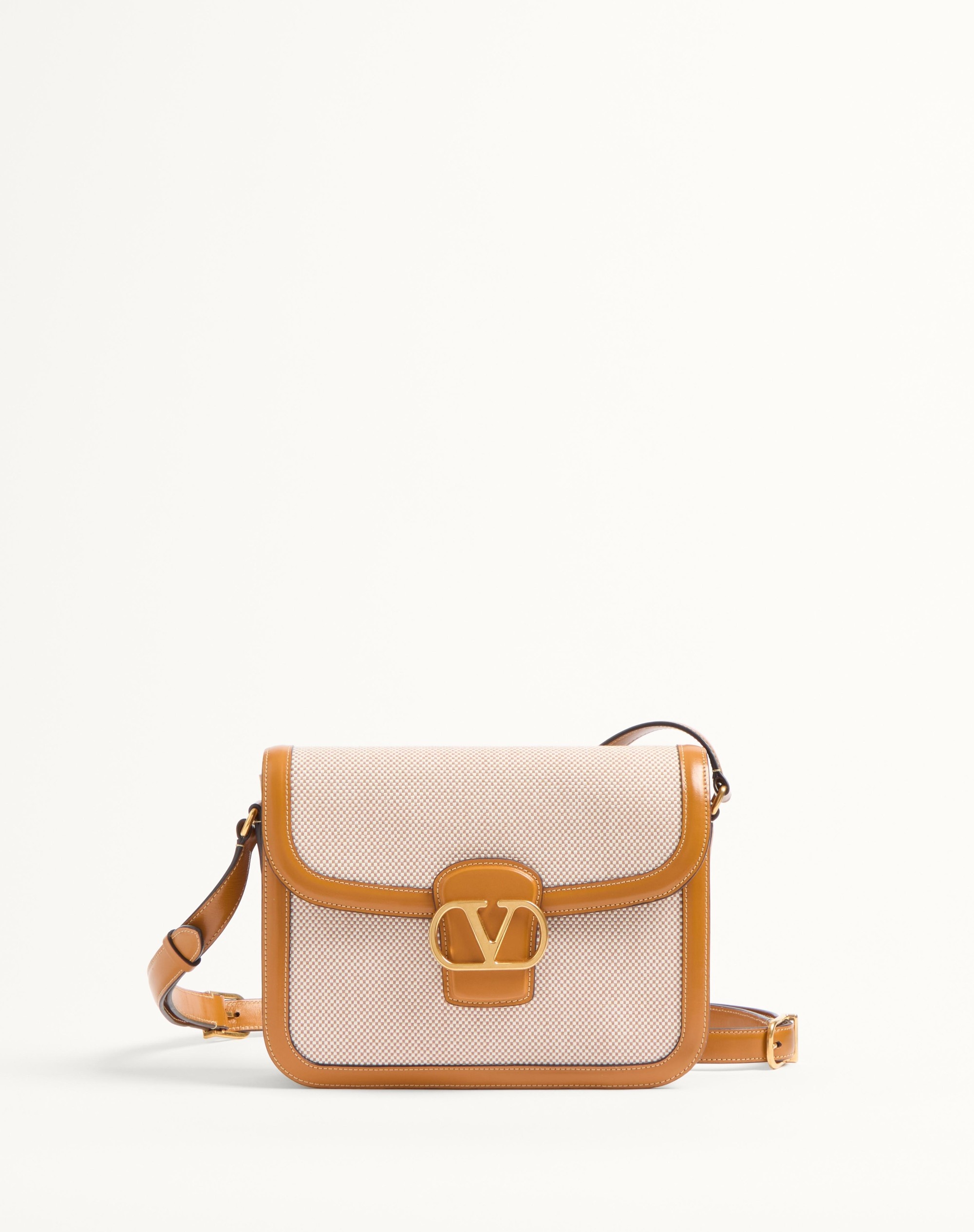 Valentino VALENTINO GARAVANI 9TO5 CANVAS SHOULDER BAG