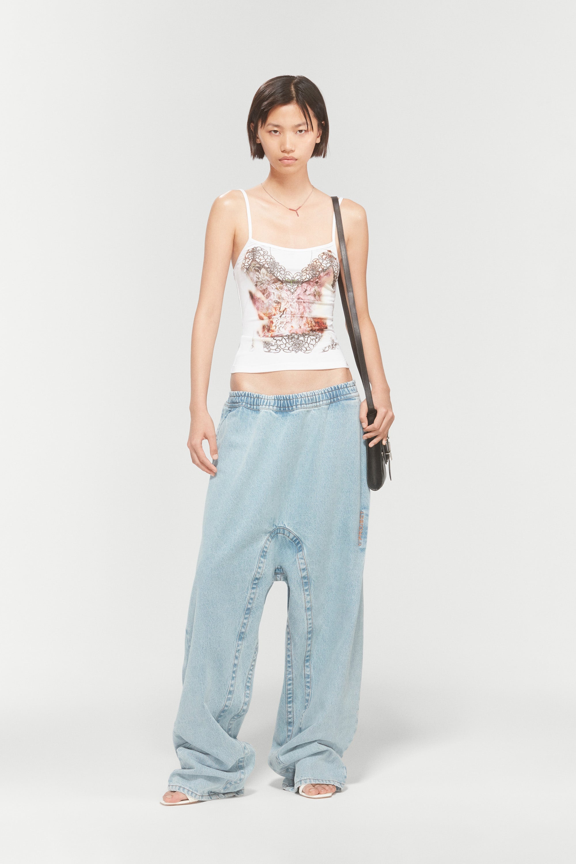 PINCHED LOGO SOUFFLE JEANS - 3
