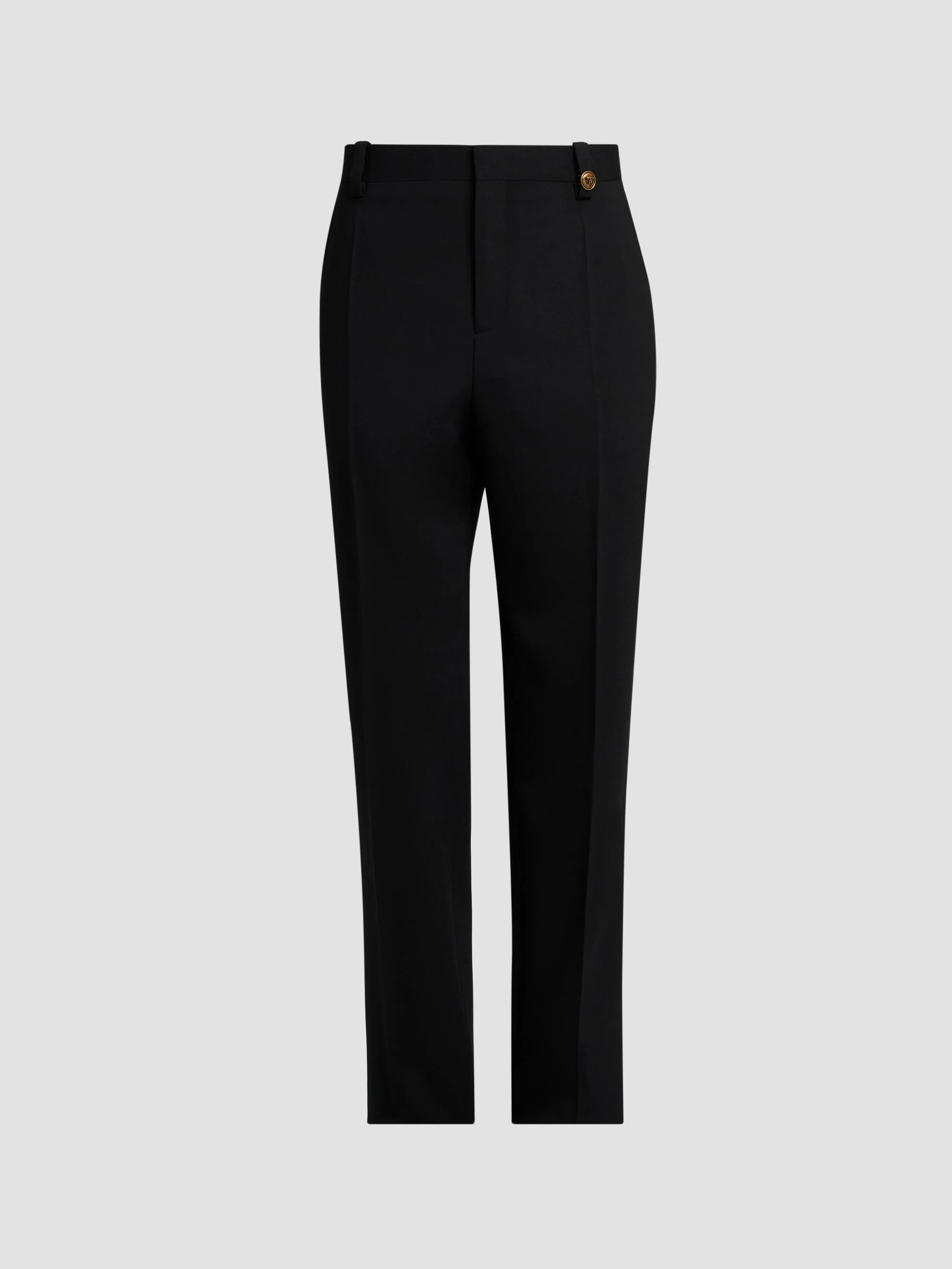 Men's Medusa Stretch-Wool Pants - Black - 1