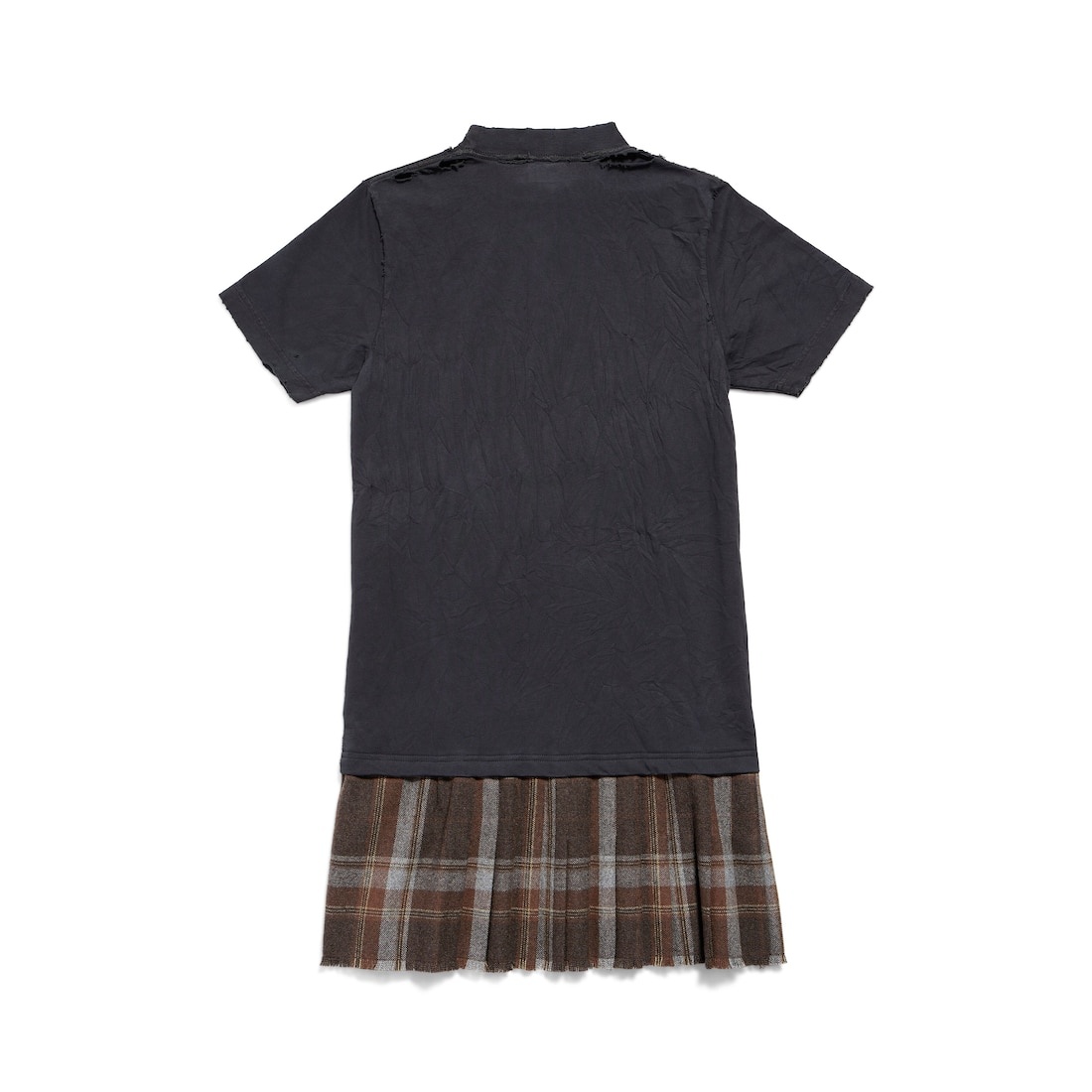 Women's Planet Earth Layered T-shirt Dress in Black/brown - 6