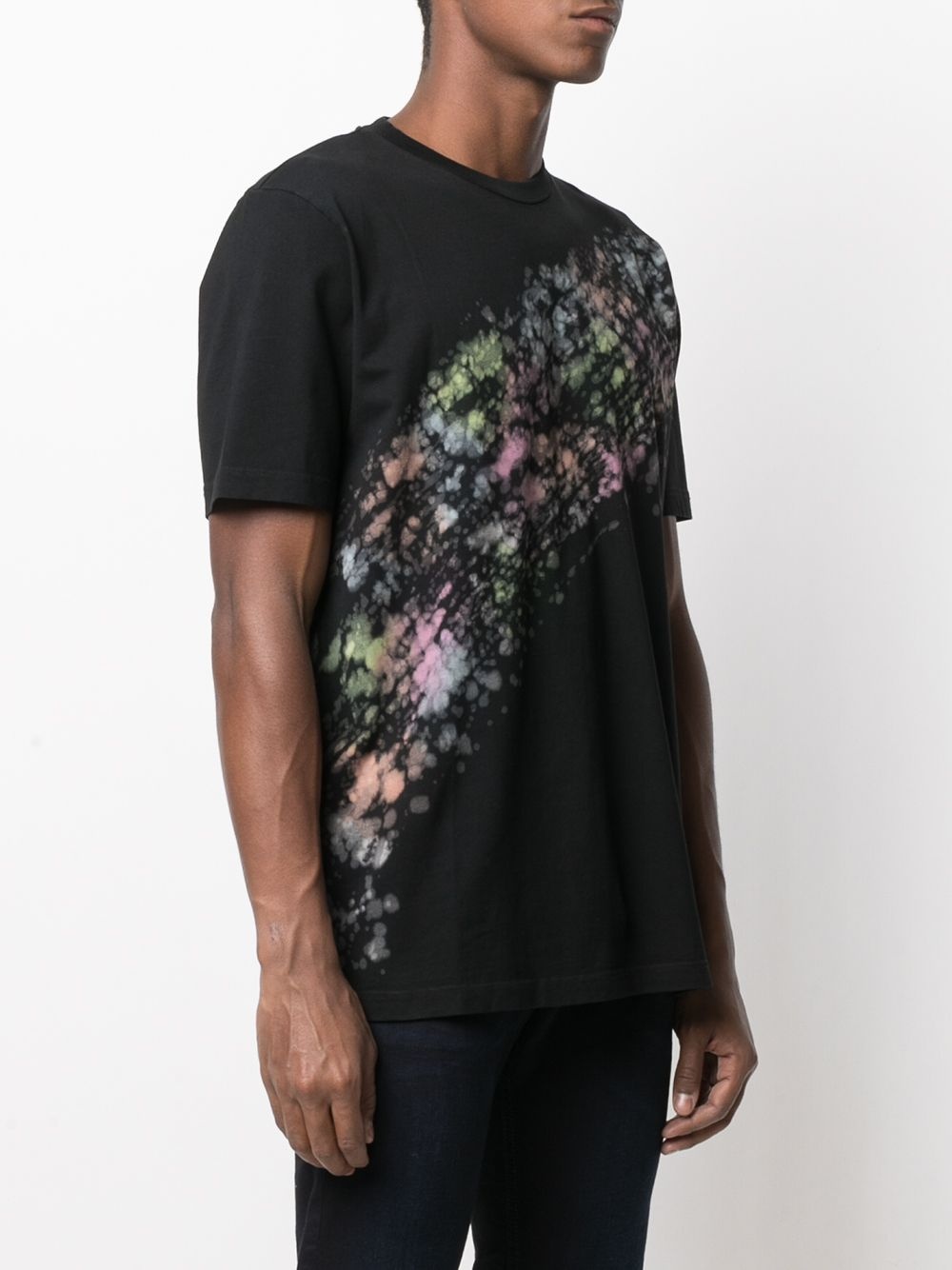 splash graphic print T-shirt - 3