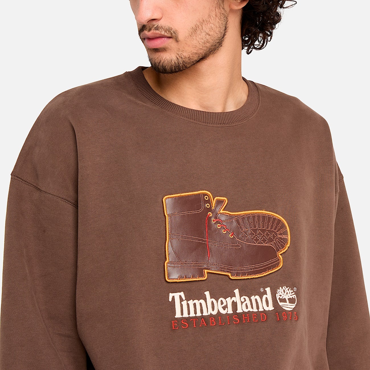 Box Fit Badge Crew Neck - 5