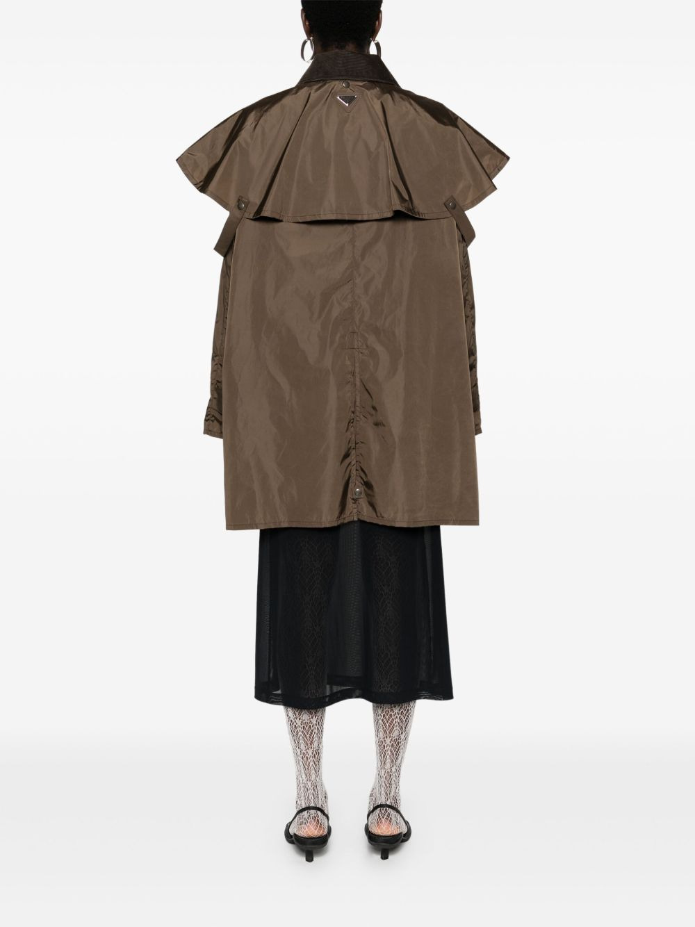 corduroy-collar storm jacket - 4
