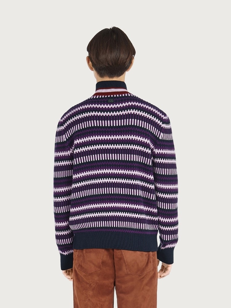 JACQUARD MULTICOLOR TURTLENECK - 3