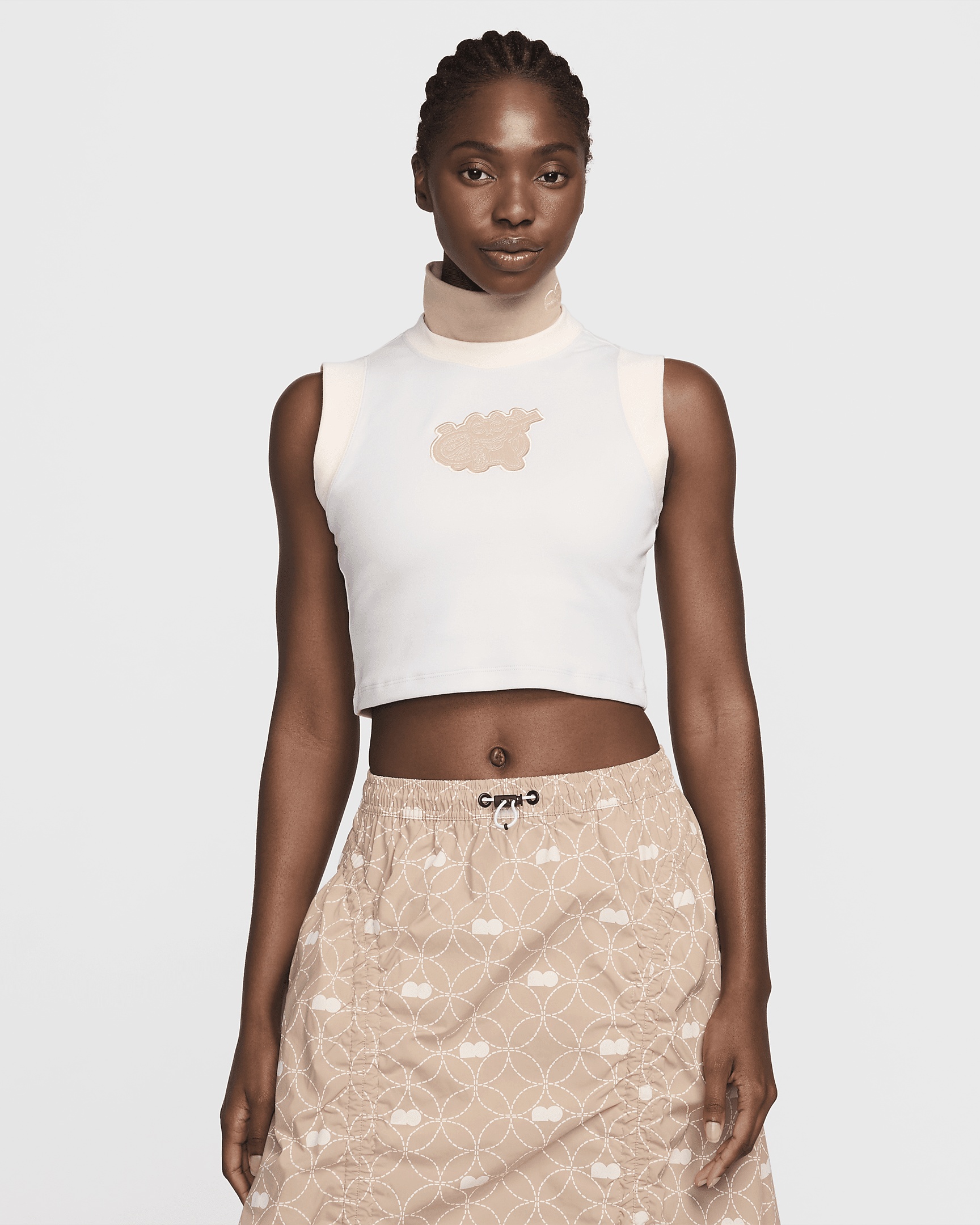 Naomi Osaka Women's Mock-Neck Cropped Tank Top - 1