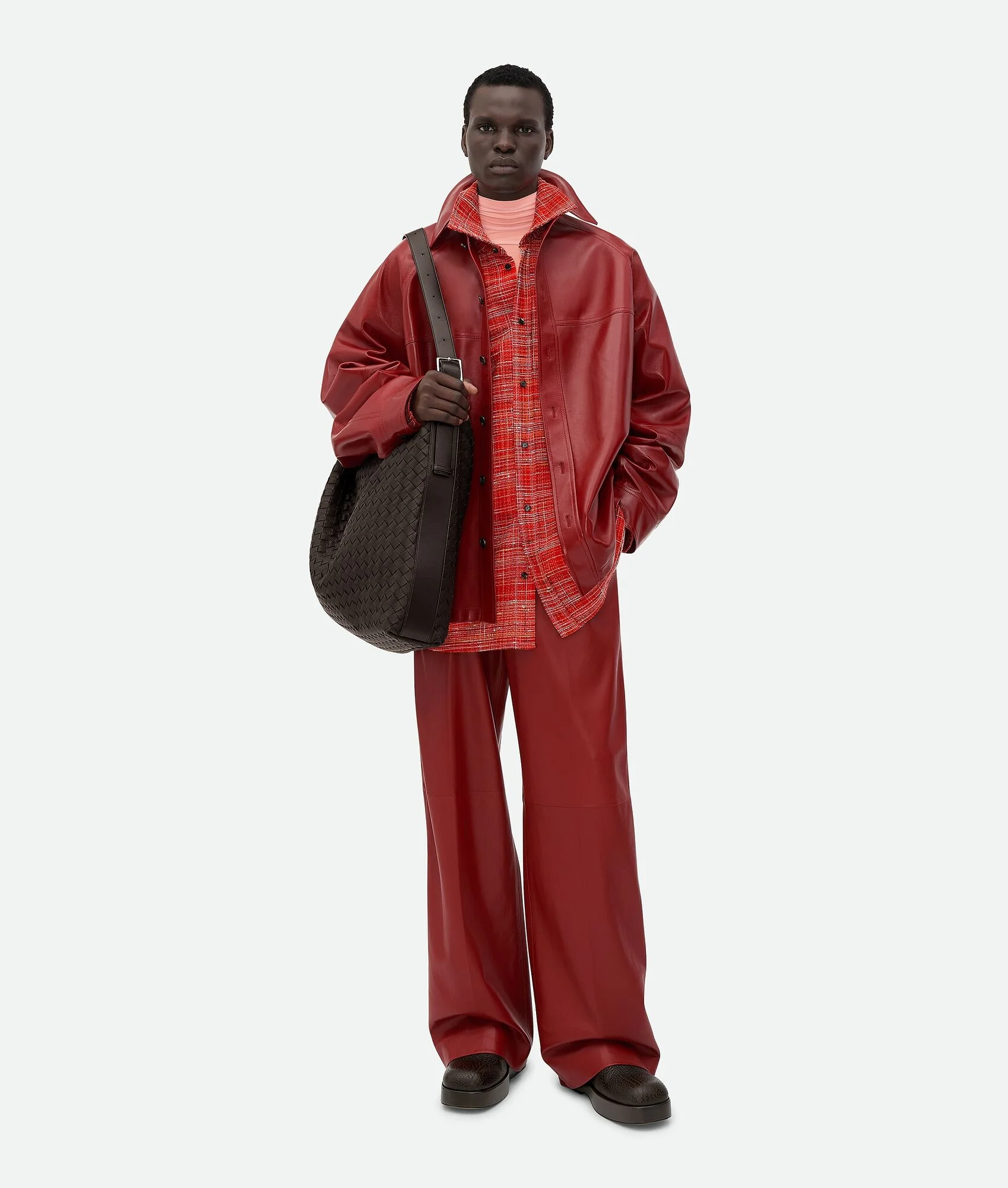 Leather Oversized Blouson - 1