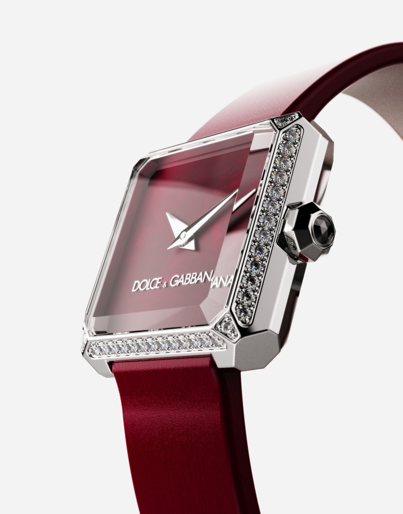 Dolce & Gabbana Sofia steel watch with colorless diamonds outlook