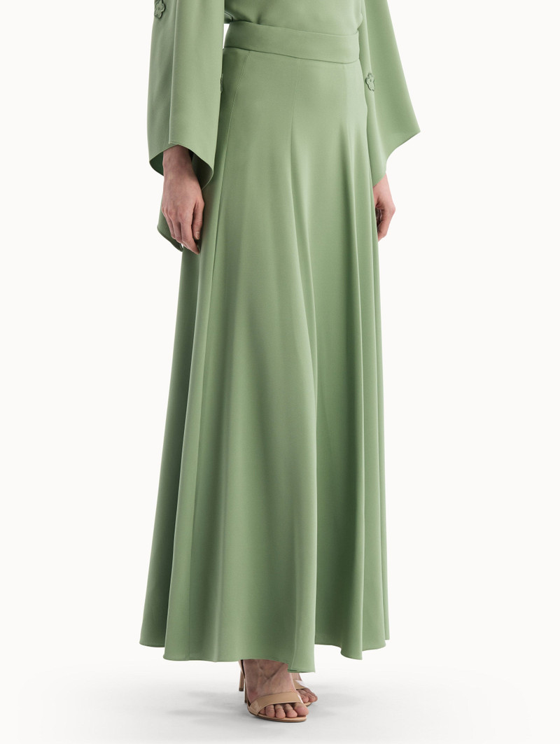 SILK GEORGETTE MIDI SKIRT 5