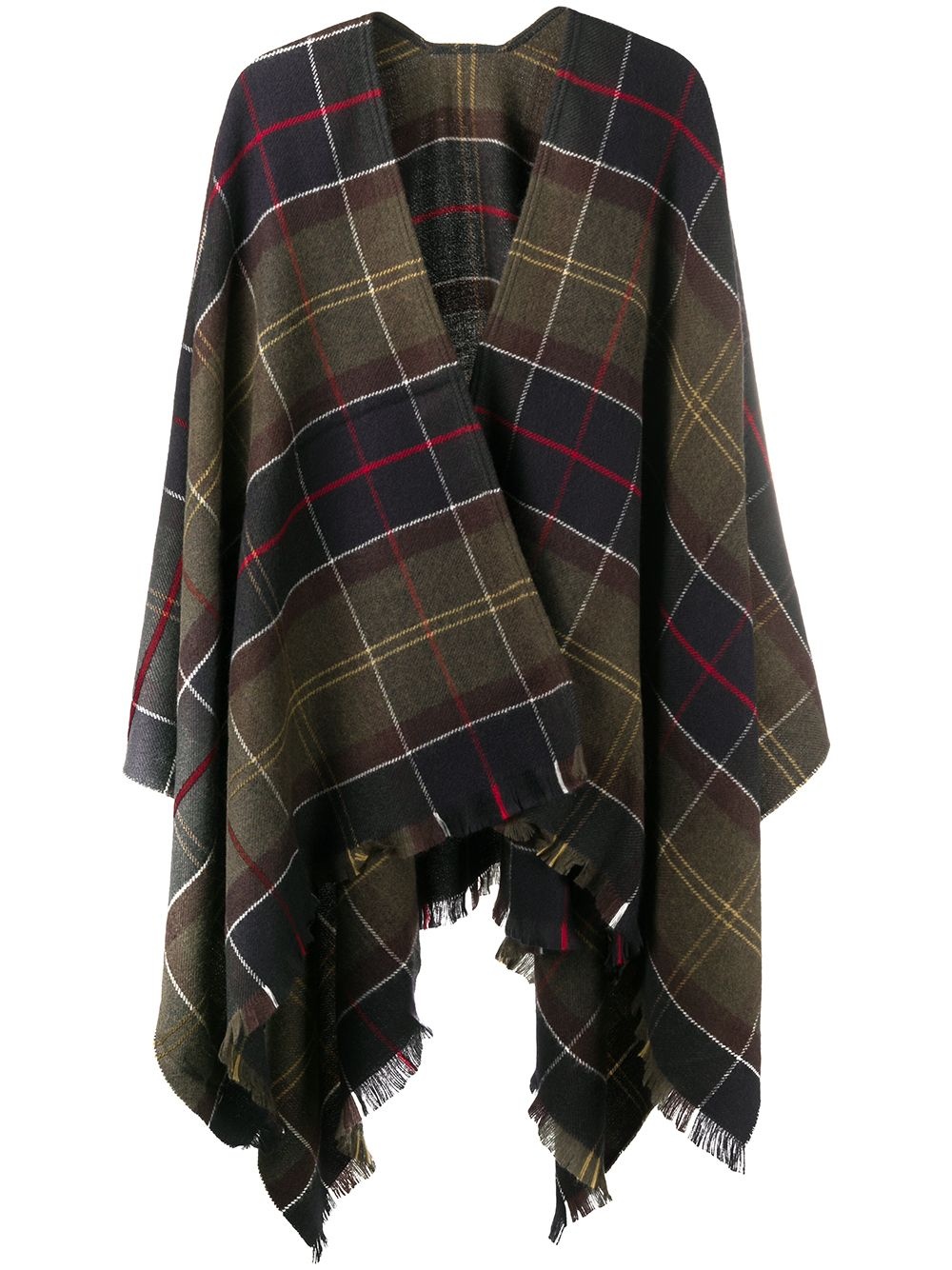 Staffin tartan serape cape - 1