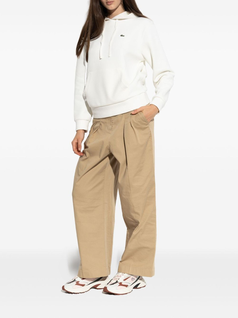 LACOSTE embroidered-logo hoodie outlook