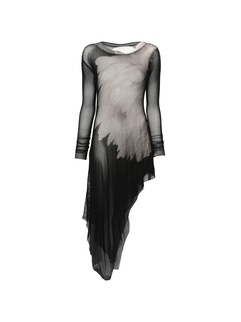 long-sleeved midi dress 1