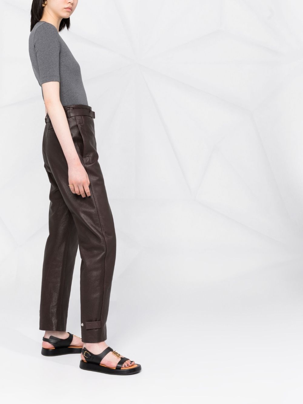 short-sleeve knitted top - 4