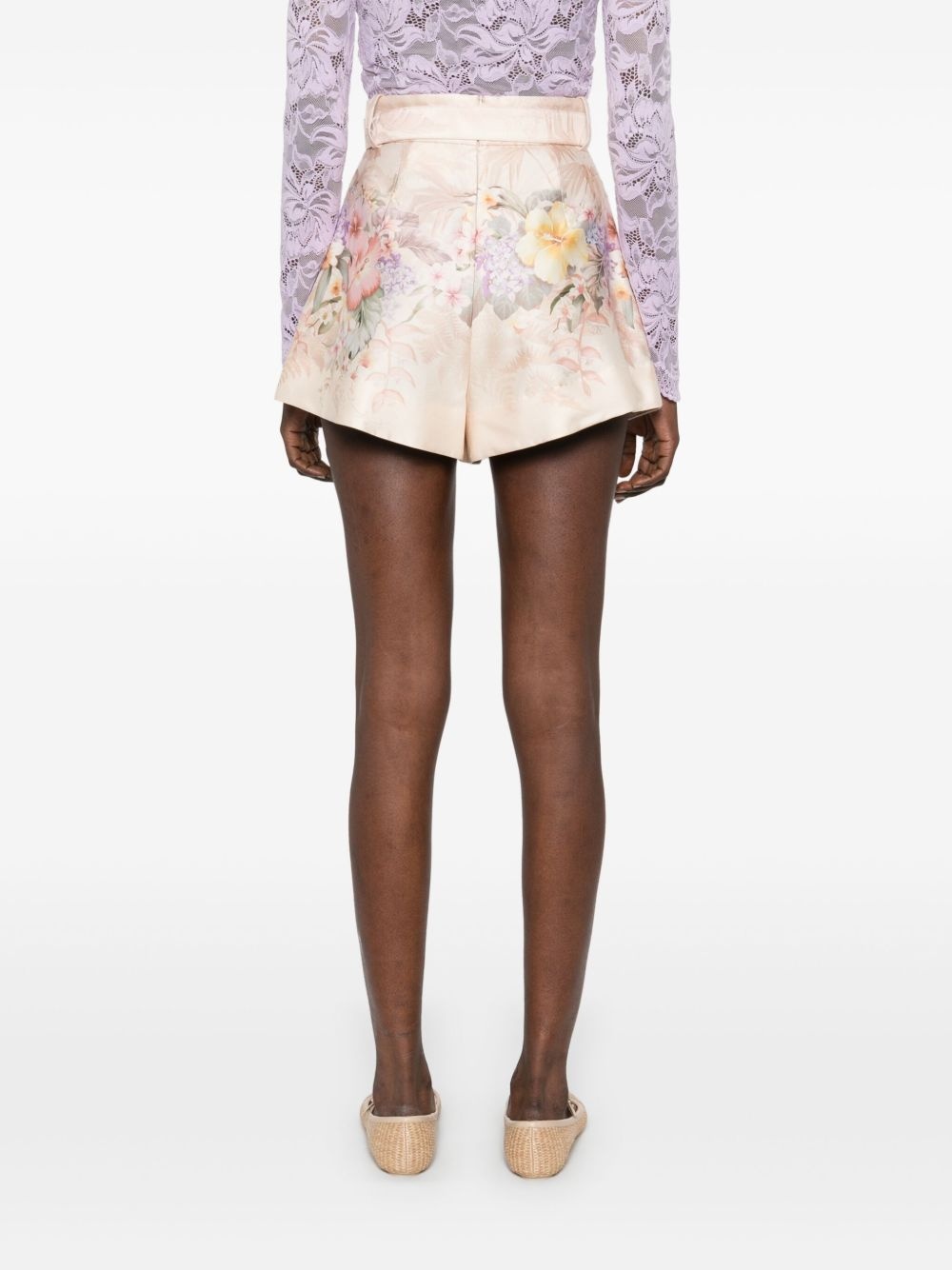 Zimmermann Women Silk And Cotton Blend Shorts - 3