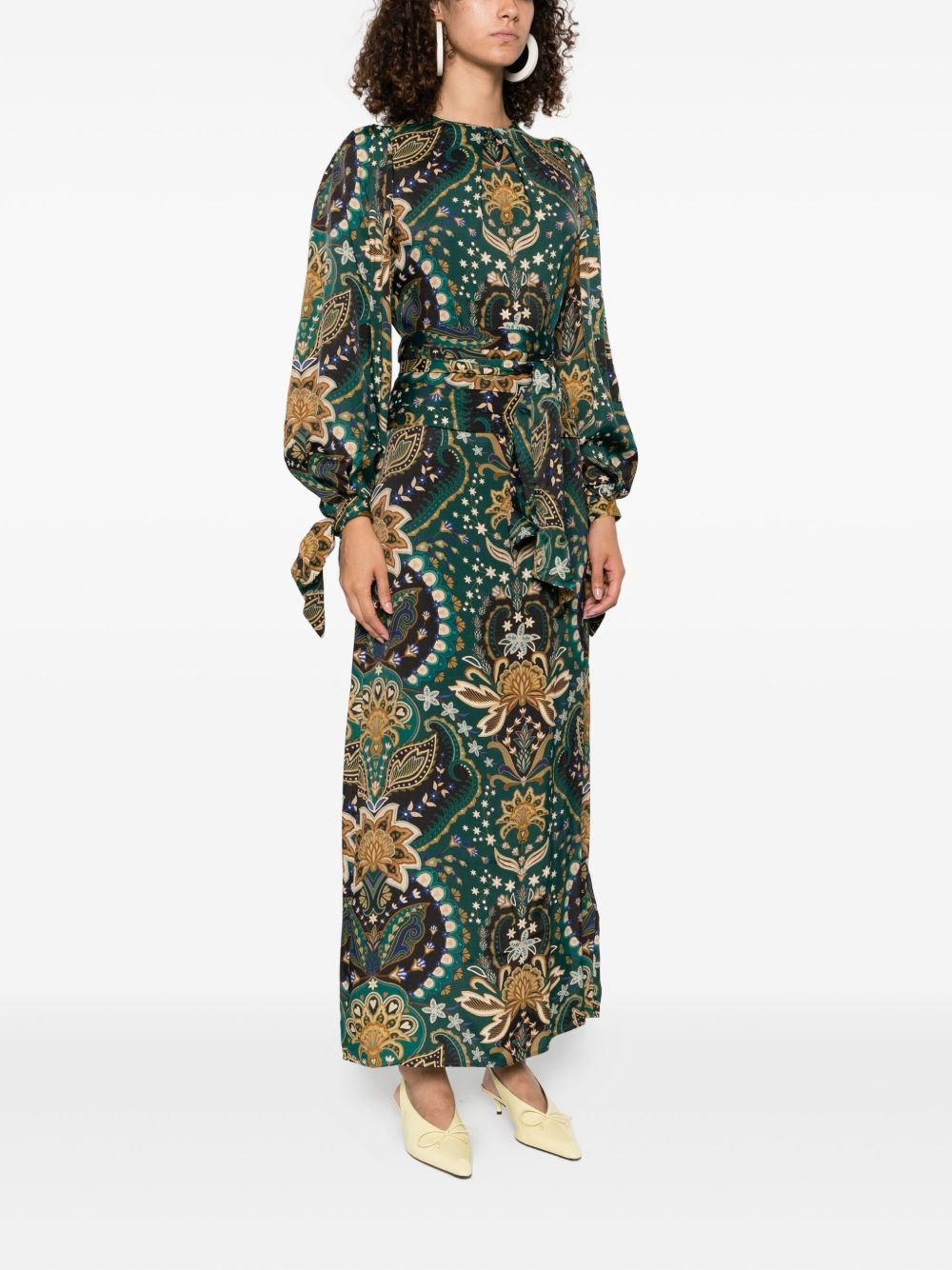 printed maxi dress - 3