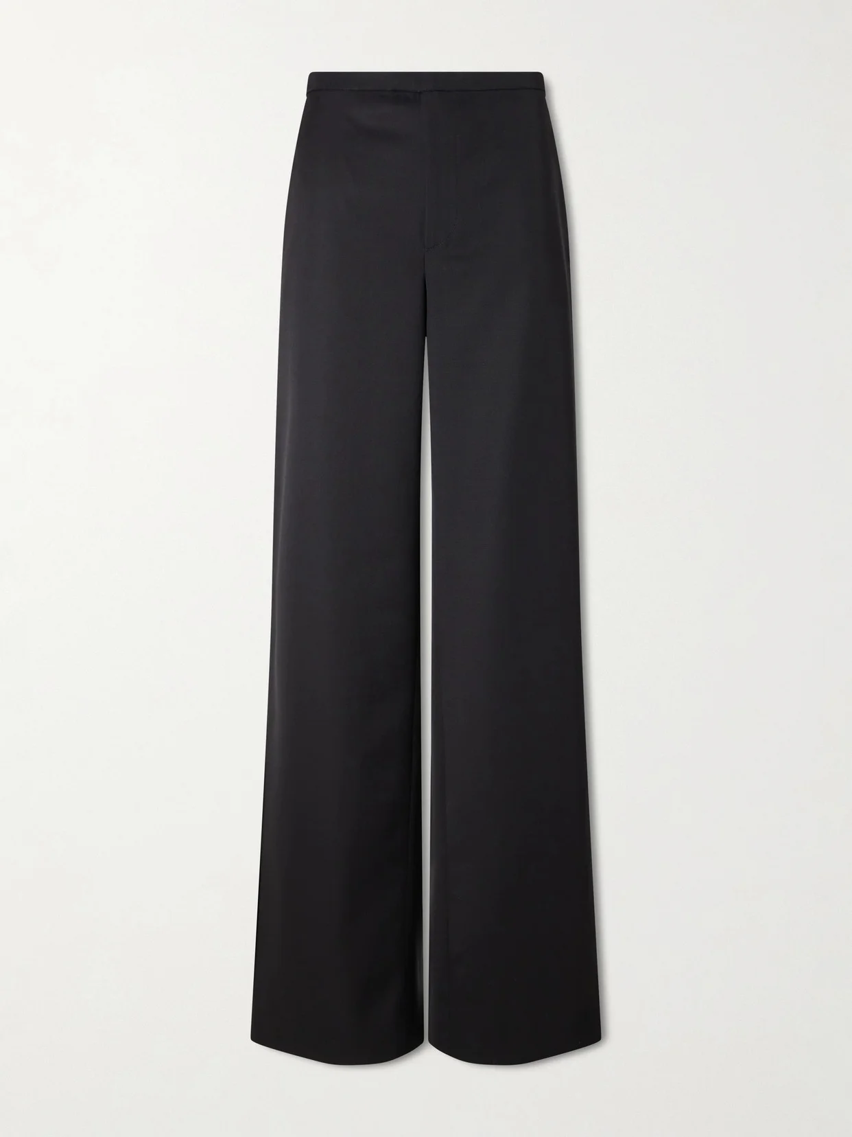 Wool Straight-leg Pants - 1