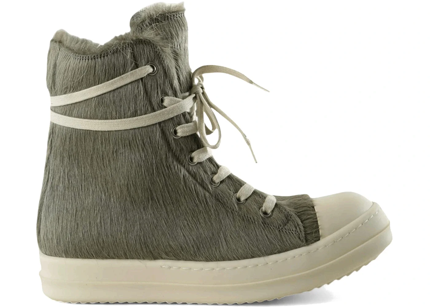 Rick Owens High Top Sneakers Dark Pearl Milk (Women's) - 1
