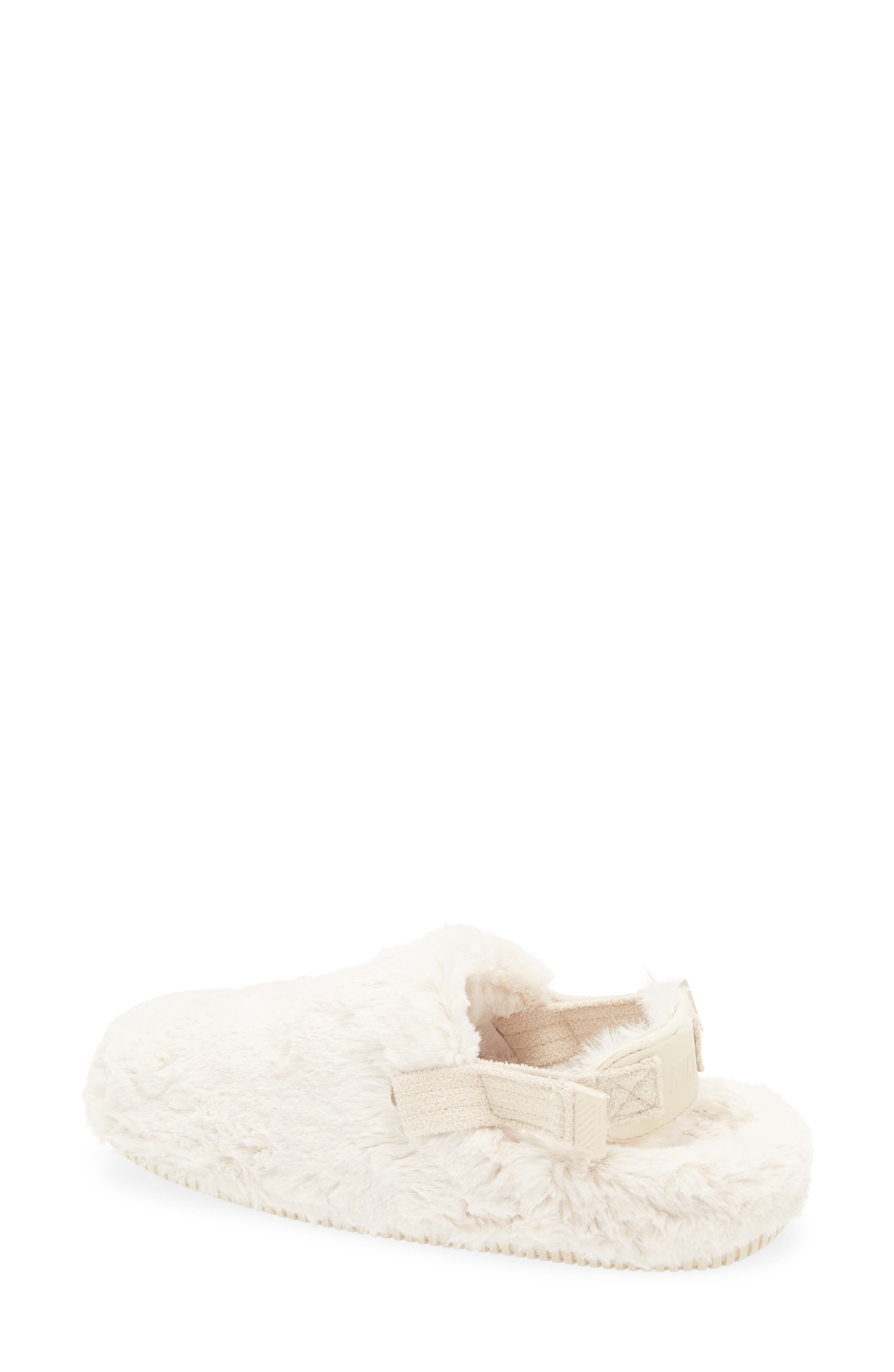 Nike Calm Faux Fur Mule in Sand Drift/Sand at Nordstrom - 2
