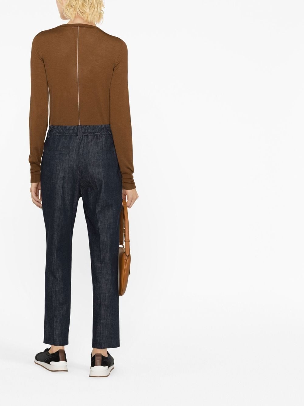 elasticated-waist trousers - 3