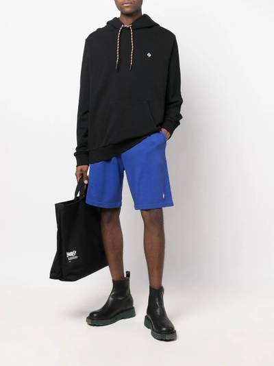 Marcelo Burlon County Of Milan embroidered Cross drawstring track shorts outlook