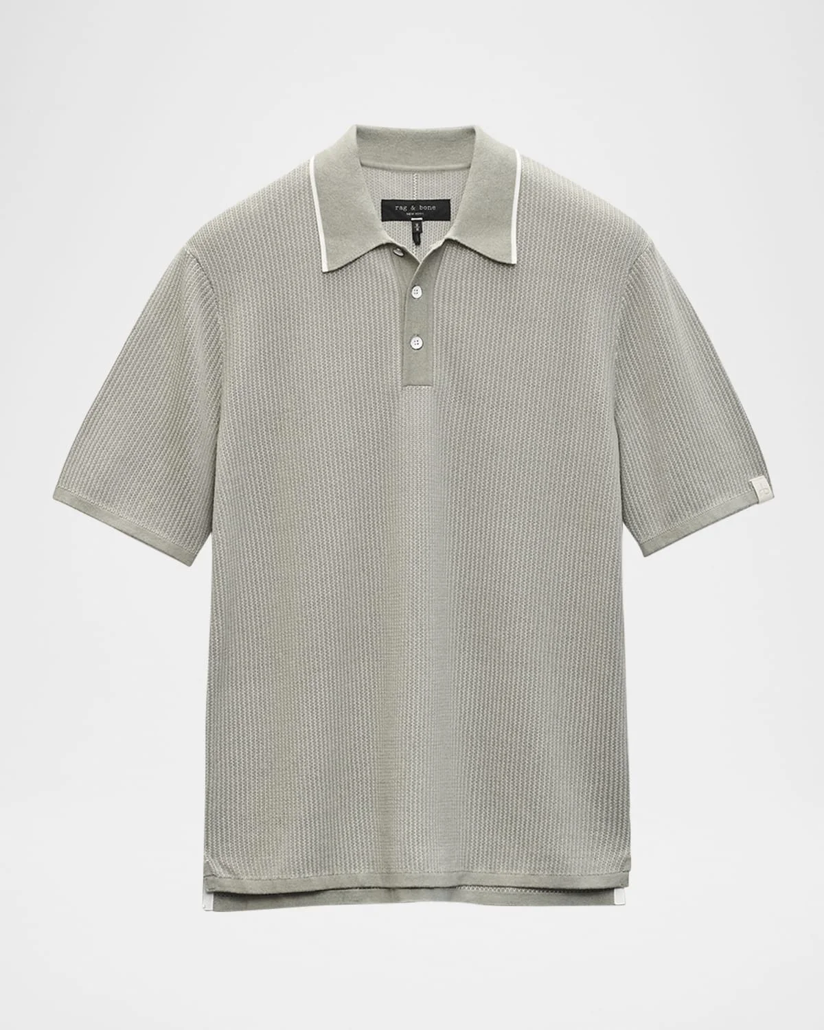 Men's Harvey Striped Knit Polo - 1