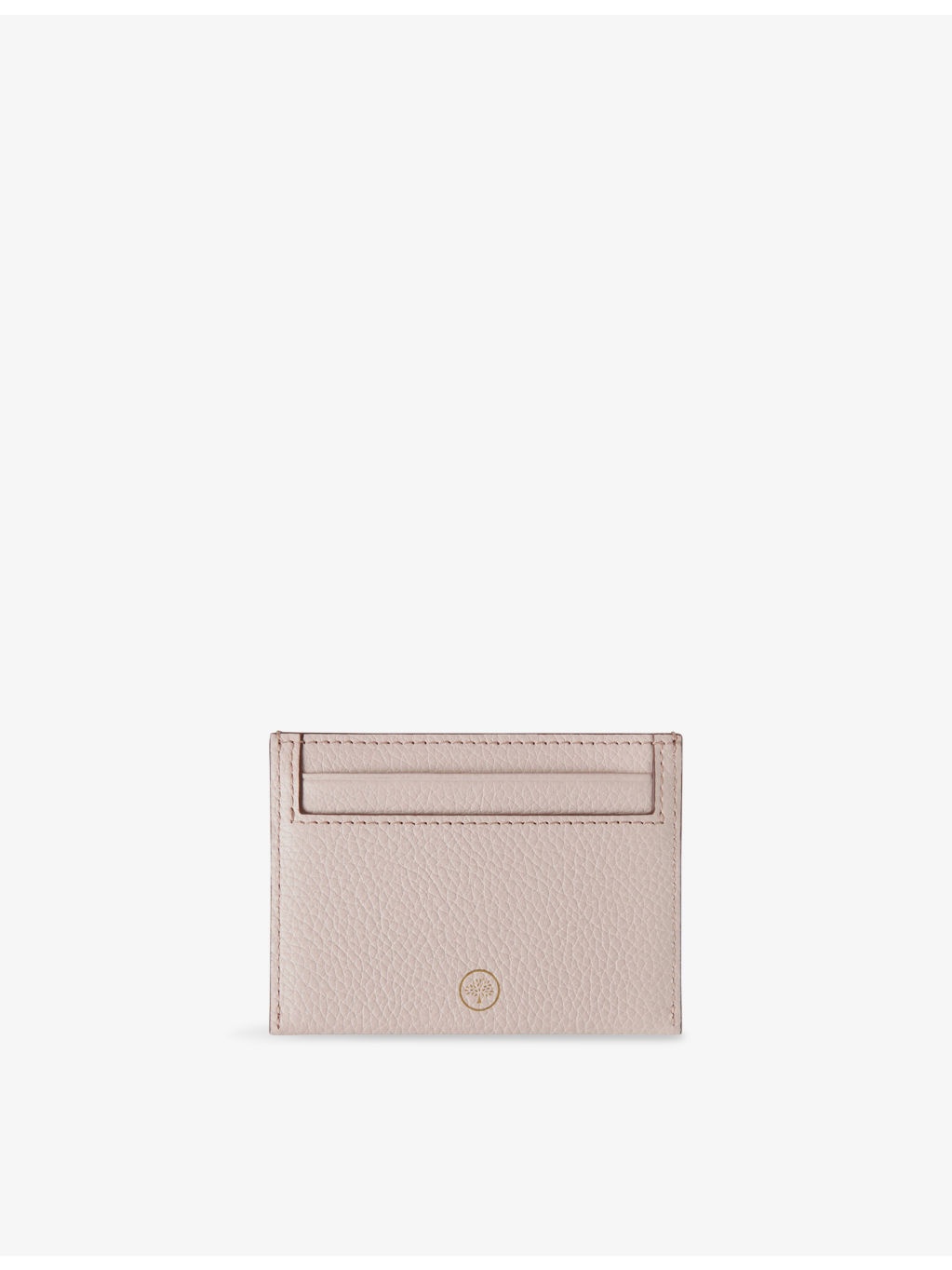 Continental Brand-Debossed Leather Card Holder - 2